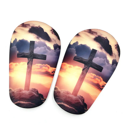 Mini Football Shin Guards Cross